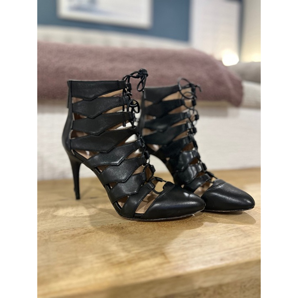 BCBG Max Azria Ma-Bren Lace Up Boots - Picture 2 of 8